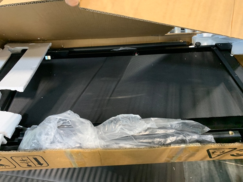 Photo 1 of ** sold as is no refund/return**  Aiteid Treadmill with Incline,3.0HP Small Treadmills for Home,Portable Electric Treadmill with Handles,Lightweight Walking Pad,Compact Running Treadmills,Walking Pad with Handle,300LBS Capacity(Black)