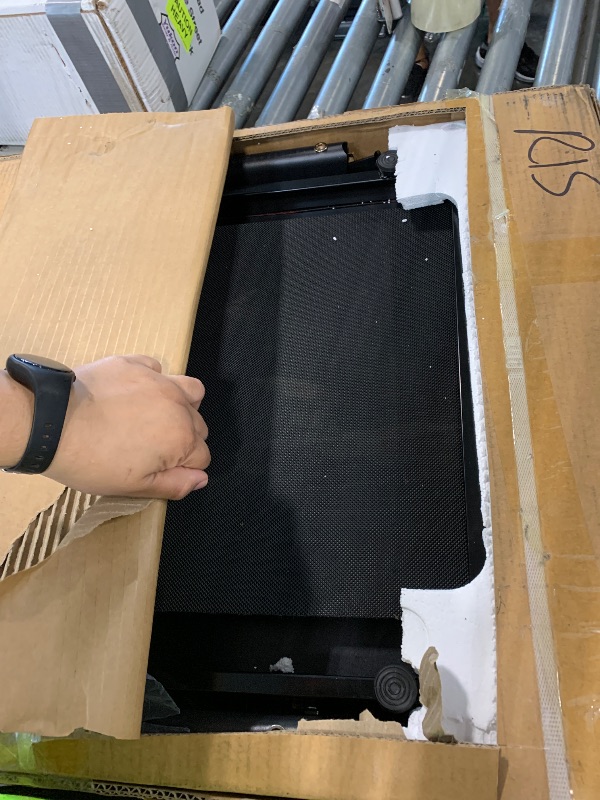 Photo 1 of ** sold as is no refund/return**  Aiteid Treadmill with Incline,3.0HP Small Treadmills for Home,Portable Electric Treadmill with Handles,Lightweight Walking Pad,Compact Running Treadmills,Walking Pad with Handle,300LBS Capacity(Black)