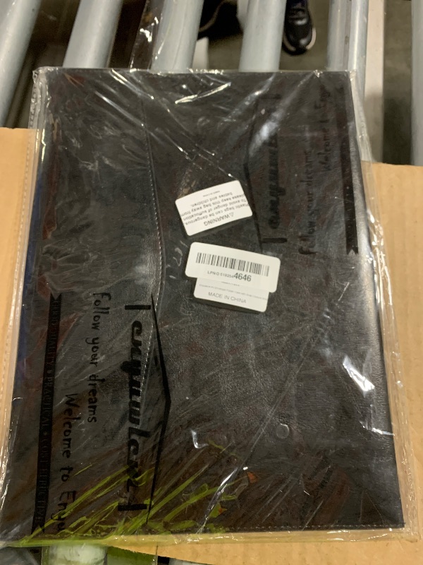 Photo 1 of **MISSING ONE**
Enyuwlcm PU Leather A4 File Folder Document Holder Envelope Folder Case with Snap Closure for Receipt Contract Black&Brown