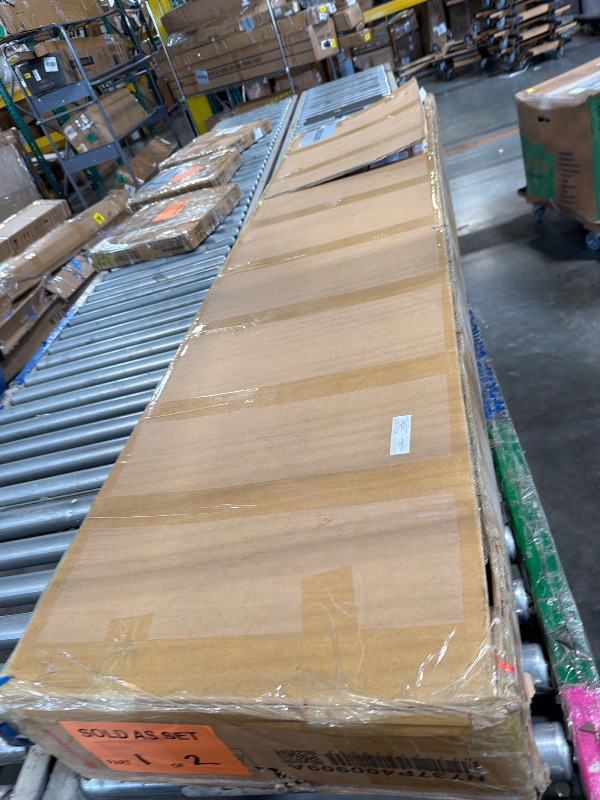 Photo 1 of ****REFERENCE PICTURE****1 of 2 BOXES***** PARTIAL SET*****GalnFu Full Size Lift Up Storage Bed, Upholstered Platform Bed Frame with Wingback Headboard, Hydraulic System, Solid Wooden Slats Support, Noise-Free, No Box Spring Needed, Easy Assembly, Black