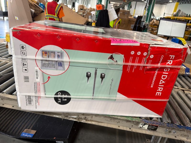 Photo 1 of ***FACTORY SEALED****Frigidaire EFR840 Retro Mini Fridge with Freezer & Side Bottle Opener - Small 2 Door Refrigerator for Office Bar or College Dorm Room - 3.2 Cu Ft, Mint