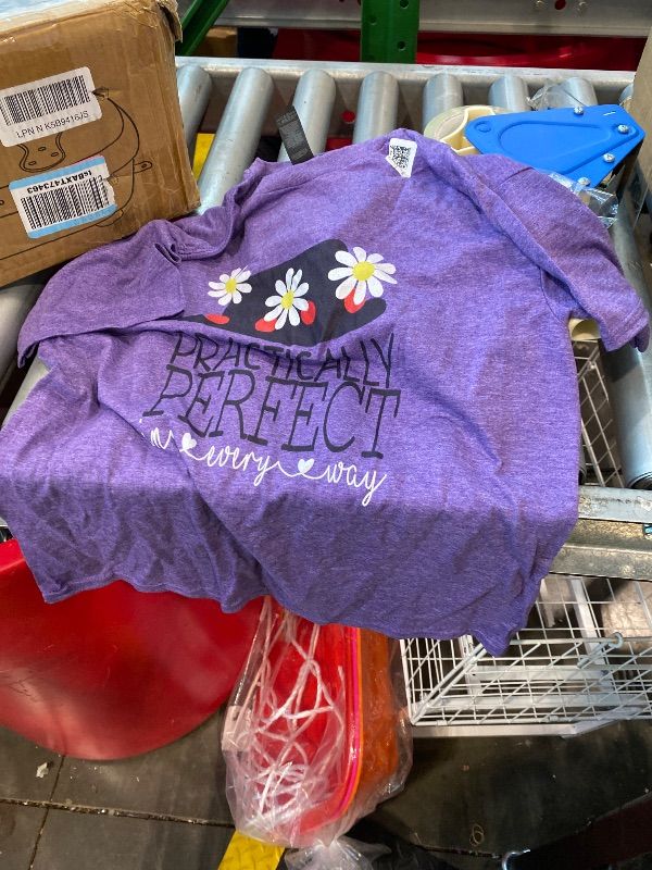 Photo 1 of [PURPLE NOT GREY] Practically Perfect in Every Way T Shirt- Lovely Shirt T-Shirt