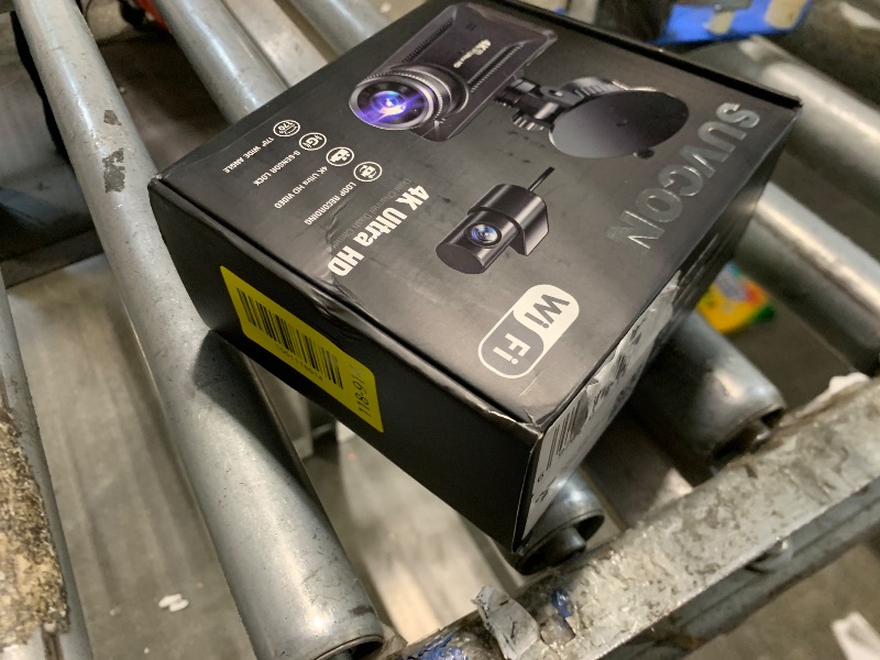 Photo 1 of **UNTESTED**
Dash Cam Front Rear 4K/1080P, Dash Camera for Cars Build in WiFi, Full HD Dash Cam with APP Control, 3.94‘’ IPS Screen Dash Camera with 32GB SD Card, G-Sensor, WDR, 24Hr Parking Mote, Loop Recording