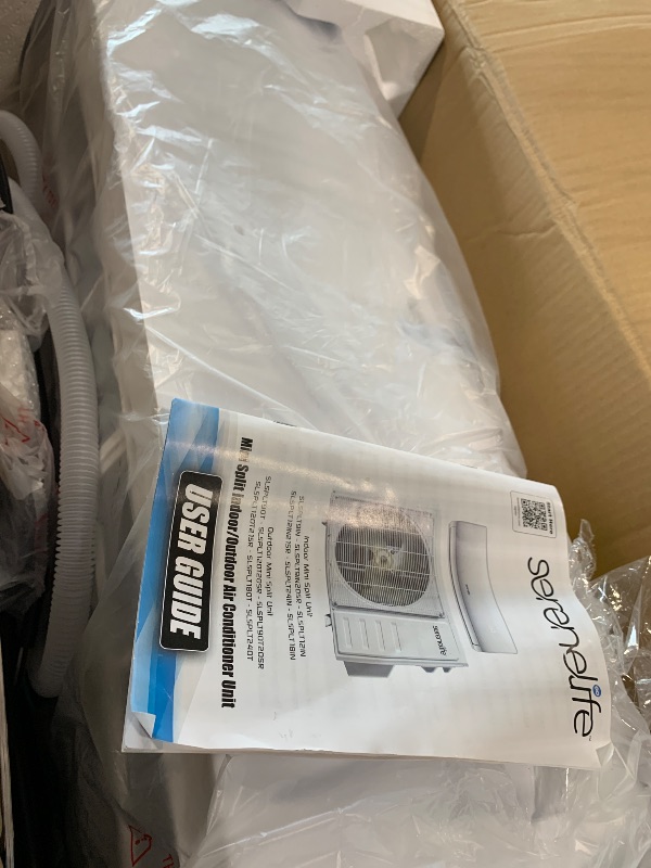 Photo 1 of ***UPDATED 5/23*** SereneLife 12,000 BTU Mini Split AC & Heating System, 115V Indoor & Outdoor Wall-Mounted Units with WiFi, Installation Kit Included for Home, Office & Bedroom, Up to 550 Sq. Ft. Coverage