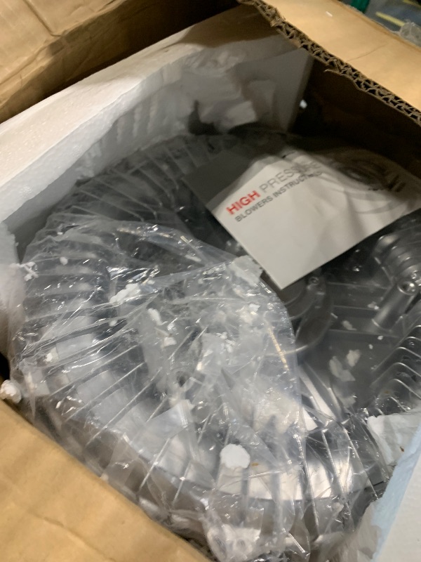 Photo 1 of ***NONE FUNCTIONAL*** 2HP Regenerative Blower 110-120V | 1.75 KW 150 CFM High-Pressure Industrial Vacuum Pump for Air Blowing Sewage Aeration Aquarium Fish Pond, Replace# 2LG510-7AA21 2LG5107AA21