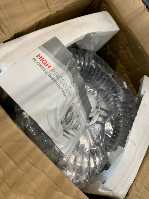 Photo 1 of ***NONE FUNCTIONAL*** 2HP Regenerative Blower 110-120V | 1.75 KW 150 CFM High-Pressure Industrial Vacuum Pump for Air Blowing Sewage Aeration Aquarium Fish Pond, Replace# 2LG510-7AA21 2LG5107AA21