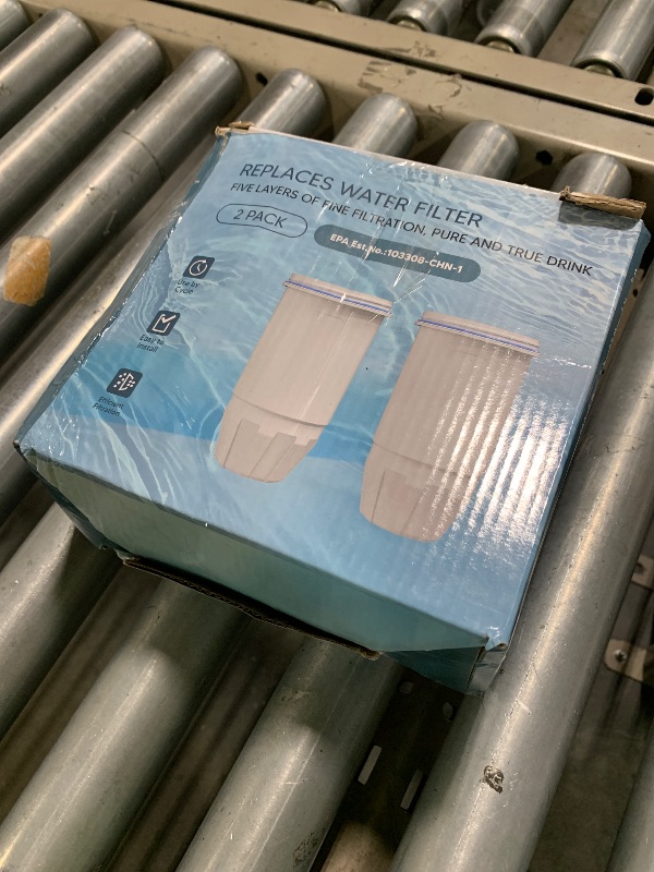 Photo 1 of **USED - MINOR DAMAGE**
Water Filters Replacement for Z-ero Water Pitchers and Dispenser, 0 TDS Premium Filtration, Reduce Lead/Chromium/PFOA/PFOS - Improve Tap Water Taste (Pack of 2 by TOMOON)
