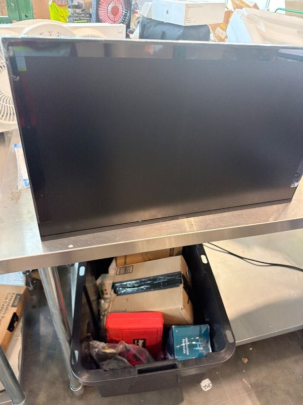 Photo 1 of [Missing Power Cord and Screen is internally damaged] acer 27 Inch Monitor- KB272-27 Inch FHD IPS (1920 x 1080) Display, Up to 120Hz Refresh Rate, 99% sRGB, Tilt, Adaptive-Sync Support (FreeSync Compatible) 1ms (VRB), sRGB 99% Color, HDMI & VGA Ports
