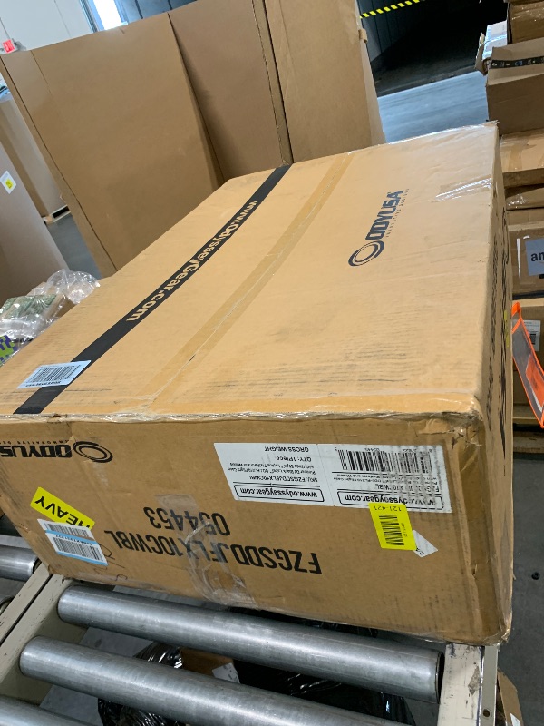 Photo 1 of - [ ] ***AS IS / NO RETURNS - SALE FINAL - FOR PARTS ONLY*** Odyssey Black Label DDJ-FLX10 1U Flight Case with Glide Style Laptop Platform and Corner Wheels