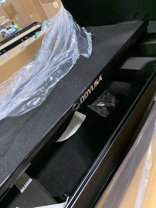 Photo 1 of - [ ] ***AS IS / NO RETURNS - SALE FINAL - FOR PARTS ONLY*** Odyssey Black Label DDJ-FLX10 1U Flight Case with Glide Style Laptop Platform and Corner Wheels