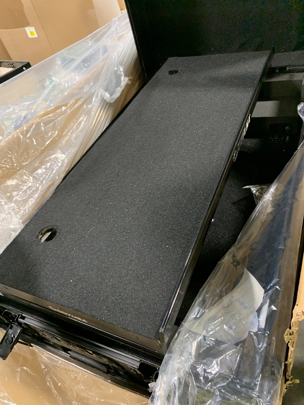 Photo 1 of - [ ] ***AS IS / NO RETURNS - SALE FINAL - FOR PARTS ONLY*** Odyssey Black Label DDJ-FLX10 1U Flight Case with Glide Style Laptop Platform and Corner Wheels