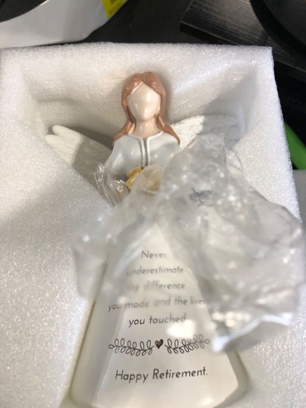 Photo 1 of **SOLD AS IS NO REFUND/RETURN** SEE COMMENTS!~
Newoh Retirement Gift for Woman, Retirement Party Decorations, 7.3” Angel Figurine Decor Happy Retirement Gifts for Coworkers Friends