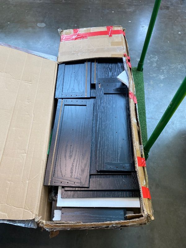 View 7 of [PARTIAL SET & HEAVY DAMAGE] GarveeHome 6 Dresser for Bedroom, 47 in Wide Drawer Dresser with Storage Freestanding, Wooden Closet Storage Chest for Living Room, Bedroom, Entryway, Dark BlackLPNRRGZ5374301