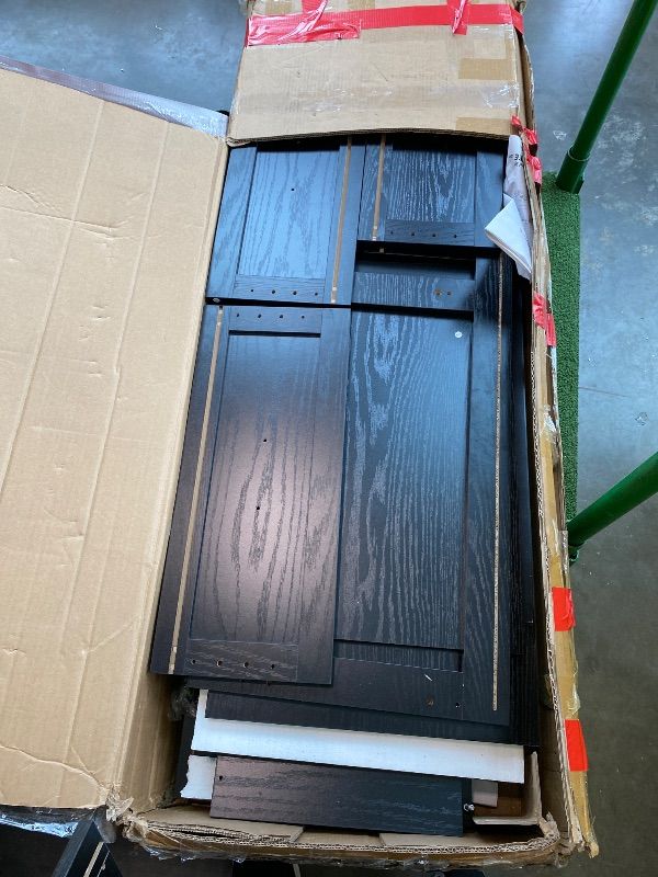 View 8 of [PARTIAL SET & HEAVY DAMAGE] GarveeHome 6 Dresser for Bedroom, 47 in Wide Drawer Dresser with Storage Freestanding, Wooden Closet Storage Chest for Living Room, Bedroom, Entryway, Dark BlackLPNRRGZ5374301