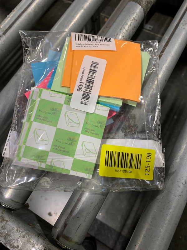Photo 1 of (24 Pads) Sticky Notes 3x3 Inches,Bright Colors Self-Stick Pads, Easy to Post for Home, Office, Notebook