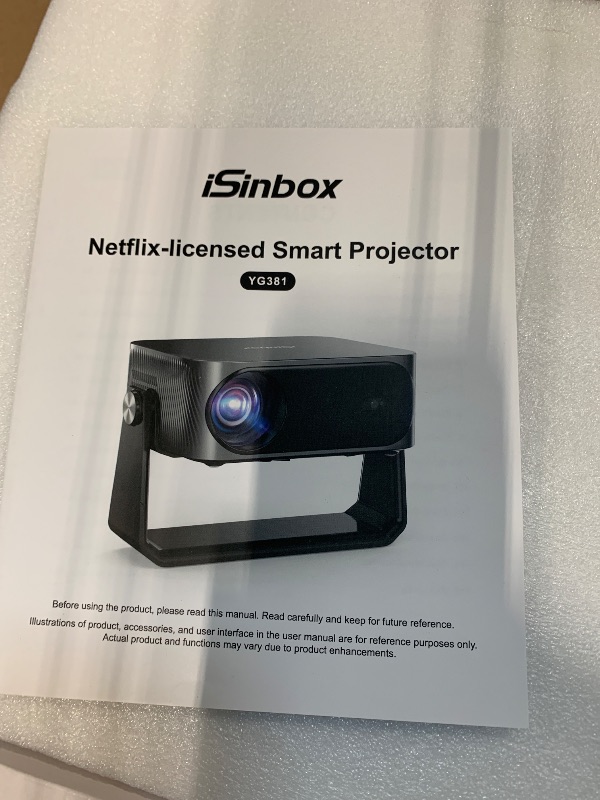 Photo 1 of [2000 ANSI/Auto Focus & Keystone/Built-in APP] 4K Outdoor Projector with Wifi and Bluetooth, Smart Portable Projector with Built in Apps YouTube/PrimeVideo & Dolby, Home Theater Projector with HDR10+