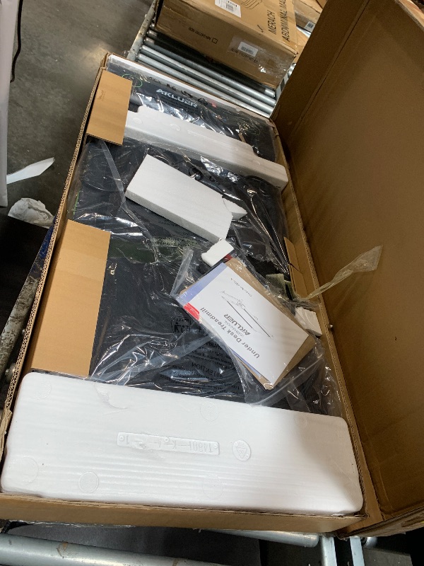 Photo 1 of ** sold as is no refund/return** AKLUER Walking Pad with Incline, Walking Treadmills for Home, 2.5 HP Under Desk Treadmill Small with Remote Control, Walking Pad Small Treadmill with LED Display