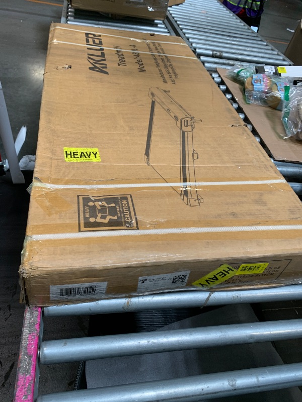 Photo 1 of ** sold as is no refund/return** AKLUER Walking Pad with Incline, Walking Treadmills for Home, 2.5 HP Under Desk Treadmill Small with Remote Control, Walking Pad Small Treadmill with LED Display