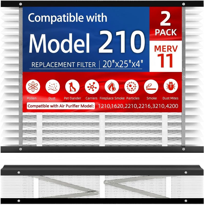 Photo 1 of ***ONLY ONE***
210 Replacement Filter, Compatible with AprilAire 210 Whole House Air Purifiers Models,1210,1620,2210,2216,3210,4200,MERV 11 HVAC Furnace Filter Replacement,20x25x4inch Air Filter
