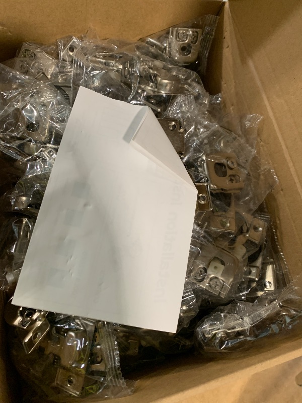 Photo 1 of [Closing Speed Control] 50 Pack 1 Inch Overlay Soft Close Hinges for Face Frame Cabinet, 4D Adjustment, Stainless Steel Kitchen Cabinet Hardware, 106° Open Concealed Self Closing Hinge