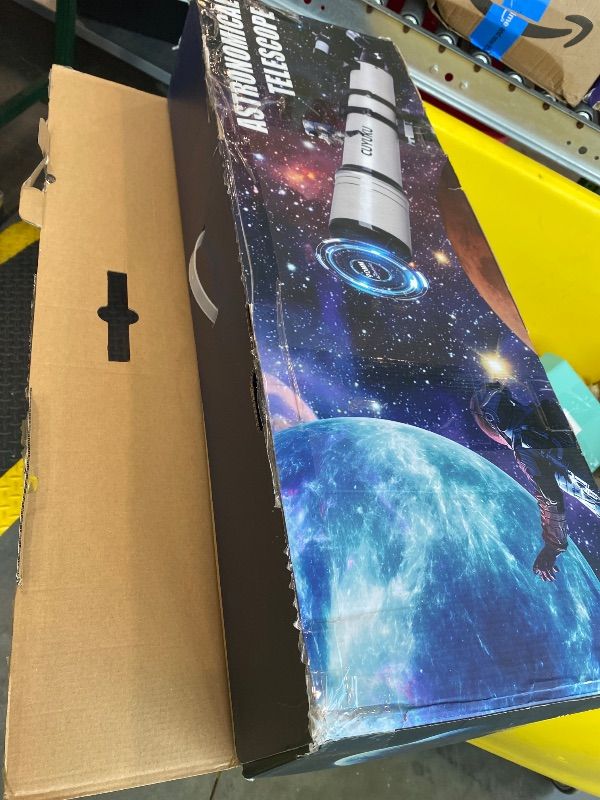 Photo 1 of *MISSING PARTS - see clerk notes*
90mm Aperture 800mm AZ Mount Refractor Telescope for Adults High Powered,CUYUKU Telescopes for Adults Astronomy,Telescopio Profesional,Simple to Install and Easy to Operate