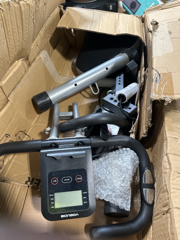 Photo 1 of ***UPDATED 5/29***YOSUDA Folding Exercise Bike - 5 IN 1 Foldable Stationary Bike for Home Gym Workout, Upgraded Indoor Cycling Bikes with 6.6 LBS Flywheel, 380 LBS Capacity and 16-Level Magnetic Resistance, Back Support Cushion