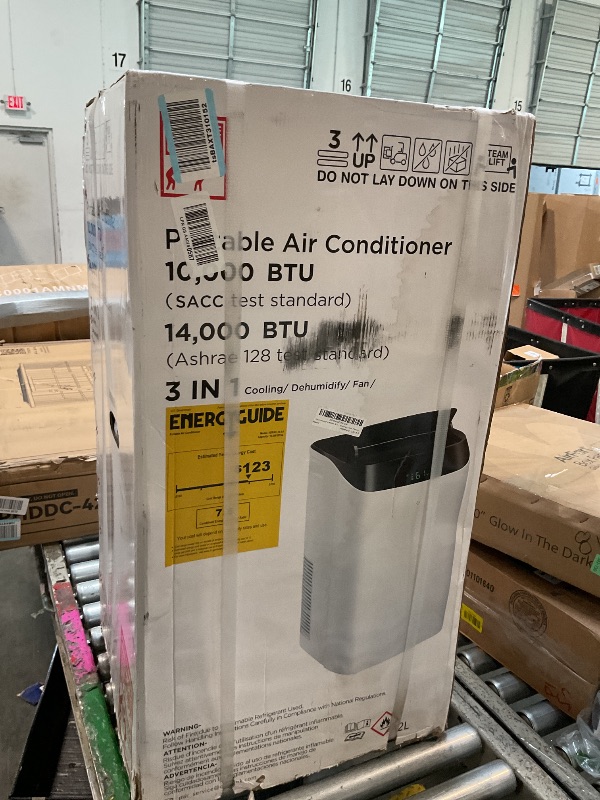 Photo 1 of ***FACTORY SEALED***
Humhold 14000 BTU Portable Air Conditioners with Remote Control, 3-in-1 Free Standing Cooling AC Unit with Fan & Dehumidifier, Cools Room up to 700 sq.ft, Smart/Sleep Mode,3 Speed,Auto Swing,24H Timer