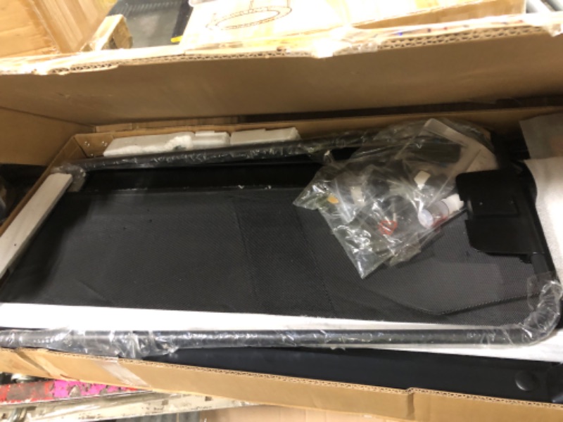 Photo 1 of ***FOR PARTS ONLY - MISSING PIECES/ NON FUNCTIONAL - AS IS NO RETURNS SALE FINAL*** HOELLL Treadmills for Home Small with 0%-8% Incline and APP Sync, Compact Under Desk Walking Treadmill Pad with Handle Bar Removable, Remote Control and LED Display, 2.5HP