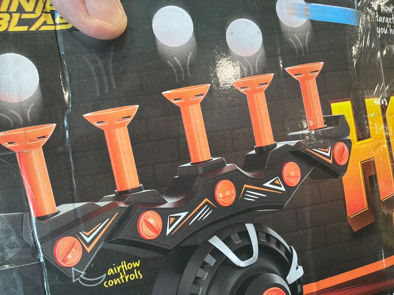 Photo 1 of [Missing Top Stand Piece] Hover Shot Shooting Toy for Kids - Ball Target Game for Nerf Guns Cool Birthday Gifts Toys for Boys Age 6+ Year Old Boy Best Teenage Gift Idea - Gun, Targets & Darts