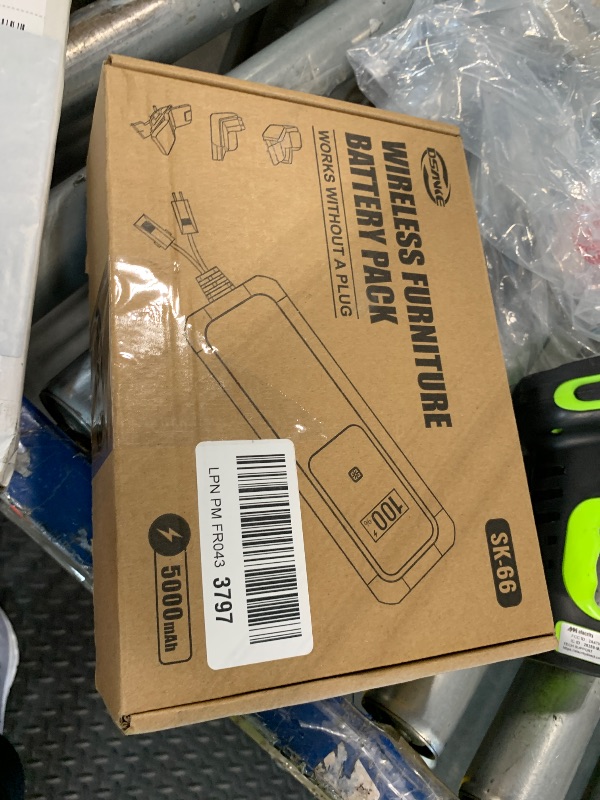 Photo 1 of ?5000mAh High Capacity?Universal Rechargeable Battery Pack for Reclining Furniture with LCD Display, Wireless Battery Pack with Charger, Compatible with 2-Pin Power Recliner, Sofa, Couch, Lift Chair