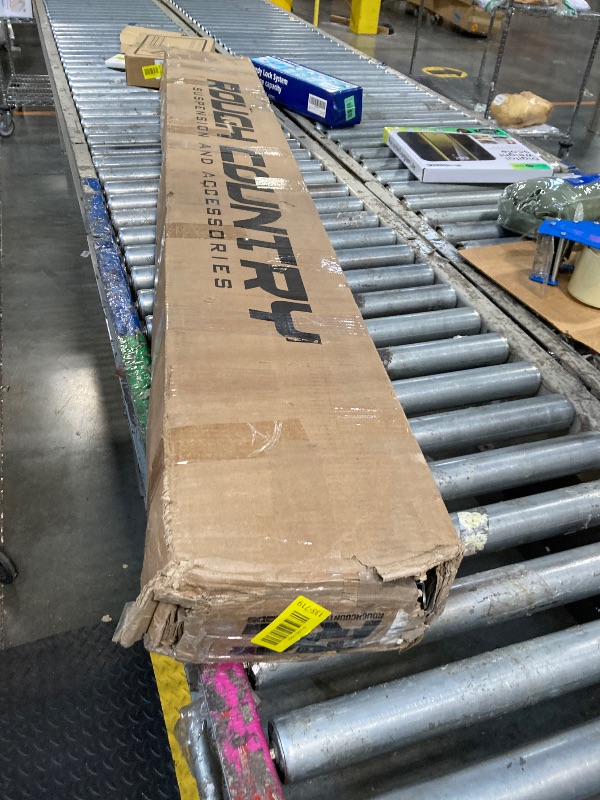 Photo 1 of ***UPDATED 6/6**MISSING PARTS *** Rough Country HD2 Aluminum Running Boards for Ford F-150/Lightning/F-250/F-350/Raptor (2015-2025) Crew Cab - 5" Wide Non-Slip Step, Easy Bolt-on Install