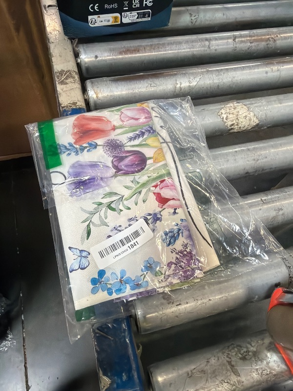 Photo 1 of *********SIMILAR****** Blue Flower Butterfly Dragonfly Bird Flag 3x5 Ft Outdoor Indoor With Grommet Spring Summer Garden Yard Banner Decorative Sign