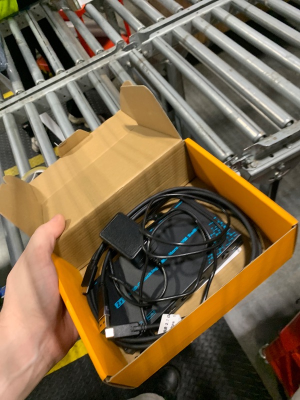 Photo 1 of **SOLD AS IS NO REFUND/RETURN** SEE COMMENTS!~
e KVM Switch 3 Monitors 2 Laptops 4K@60Hz, USB C KVM Switcher with PD Charging Function for 2 Computer Share 3 Display-2 HDMI + 1 DP, No Driver Required