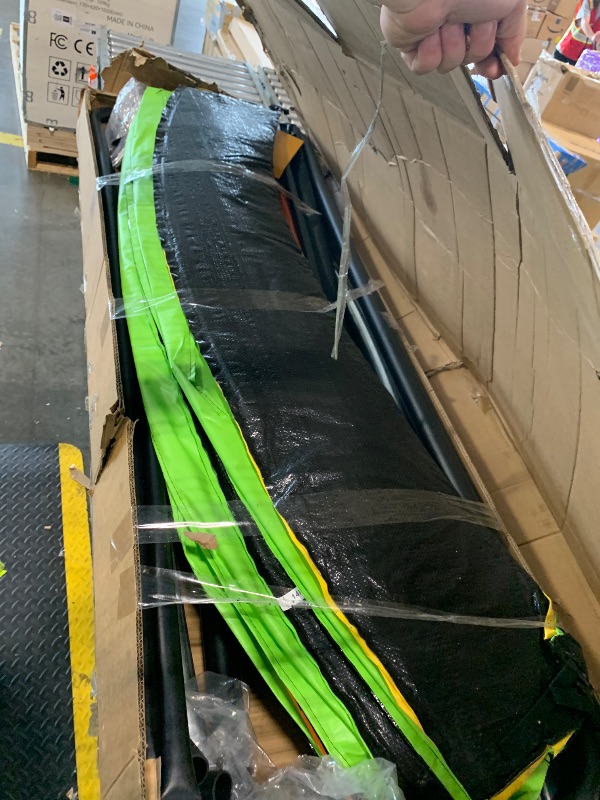 Photo 1 of * sold as is no refund/return* see comments
Yohood Trampoline Outdoor 12FT 14FT, Recreational Trampolines with Enclosure Net and Ladder, ASTM Approved for Kids and Adults, with Additional 8 Stabilizer Bars and Anti-Rust Coated Galvanized Frame
