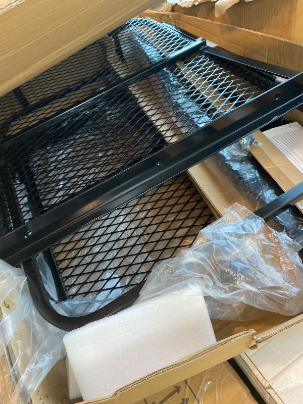 Photo 1 of **UNTESTED**
REESE Explore 63153 Rambler Hitch Mount Cargo Carrier, 60 X 24 Inches, Fits 2 Inch Receivers, 500 lbs. Capacity