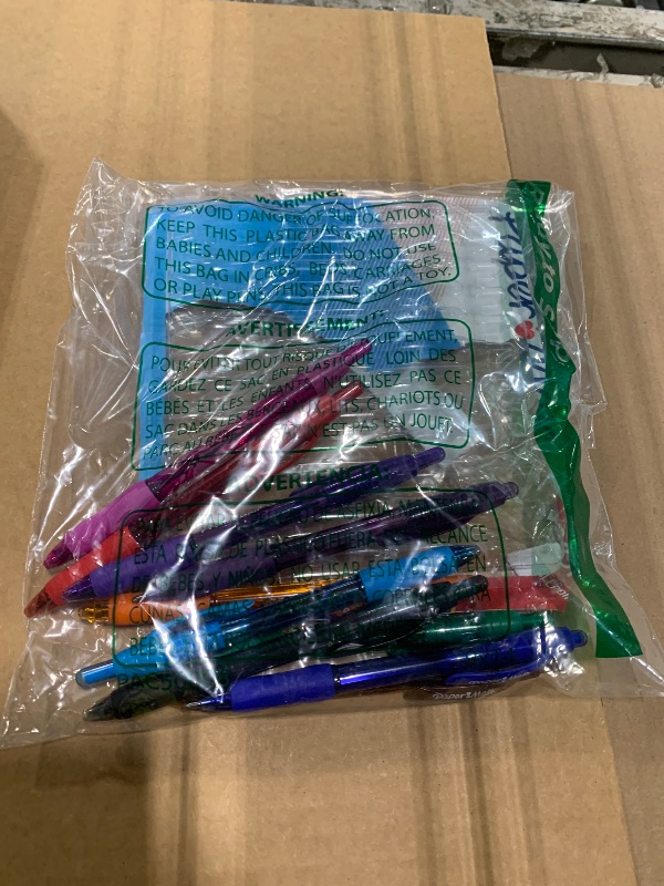 Photo 1 of *** 10 COUNT *** Paper Mate Profile Retractable Ballpoint Pens Bold, 1.4mm, Assorted Colors, 12 Count - Back to School, Home, Office, Teacher Supplies