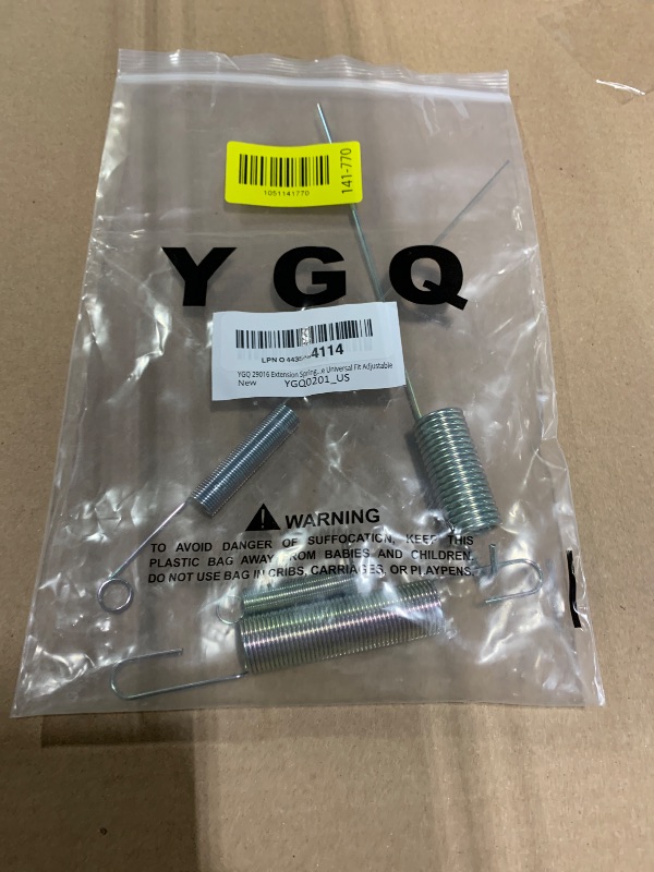 Photo 1 of ***4 PCS *** YGQ 29016 Extension Spring Assortment Compatible with Dorman 5 Piece Universal Fit Adjustable
