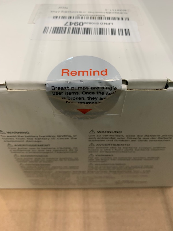Photo 1 of *** NEW FACTORY SEALED *** NCVI Wearable Hands Free Breast Pump, 4 Modes & 9 Levels with Multitronic Suction, Ultra-Quiet <42dB, Long Battery Life (150min), 21/24mm Flange Insert, Portable Electric Breastfeeding Pump for Moms