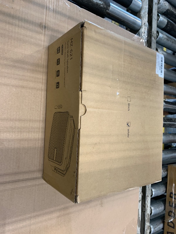 Photo 1 of *** 1 PACK *** Plyee Audio 400W Outdoor Bluetooth Speakers, Wireless Sync Between Speakers, Powerful Bass, Wall Mount for Patio, Porch, Gazebo, Garage, 2-Pack, White(MZ-621)