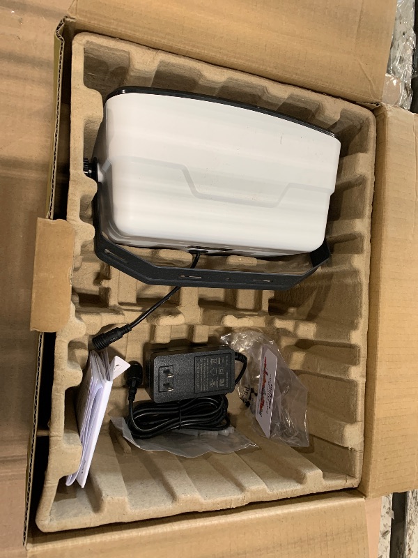 Photo 1 of *** 1 PACK *** Plyee Audio 400W Outdoor Bluetooth Speakers, Wireless Sync Between Speakers, Powerful Bass, Wall Mount for Patio, Porch, Gazebo, Garage, 2-Pack, White(MZ-621)