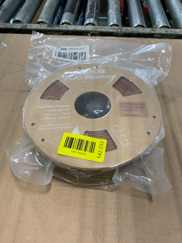 Photo 1 of *** 1 PACK *** DEEPLEE PLA+ 1.75mm 3D Printer Filament, PLA Plus with Dimensional Accuracy +/- 0.02mm, Higher Strength and Toughness, Neatly Wound, No Clogging, Fits for Most FDM 3D Printers, 2 Pack 1kg Brown