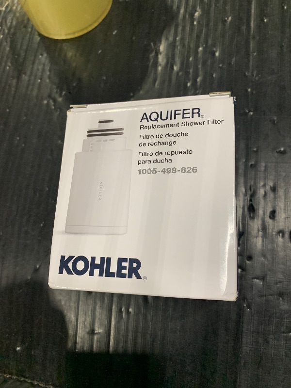 Photo 1 of **UNTESTED**
KOHLER R24162-NA Aquifer Shower Filter Replacement for The KOHLER Aquifer Filtered Showerhead, One Filter Cartridge