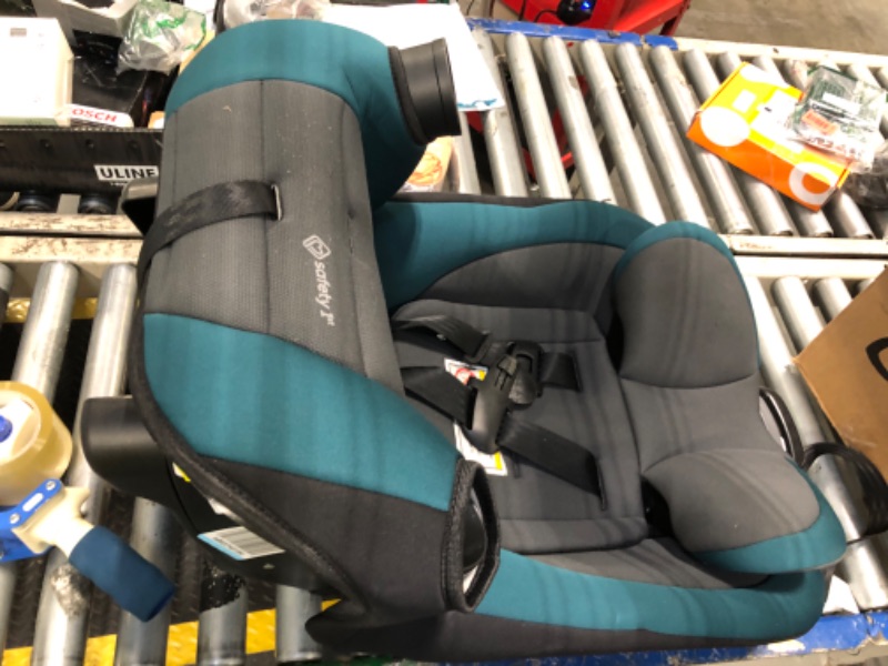 Photo 1 of **DAMAGED/DIRTY**
Safety 1st Ellaris 3-in-1 Convertible Car Seat, Slim Fit Design, Rear & Forward-Facing, 5-Position Headrest, 3-Across Fit, Travel-Friendly with Machine-Washable Seat Pad, Peacock Blue