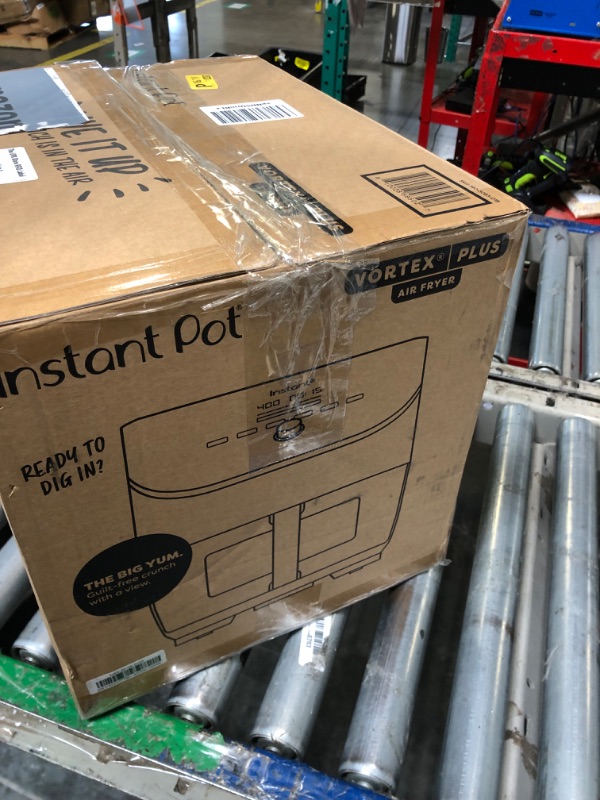 Photo 1 of [Used heavily, see live photos] Instant Pot Vortex Plus 6QT ClearCook Air Fryer, Clear Windows, Custom Program Options, 6-in-1 Functions, Crisps, Broils, Roasts, Dehydrates, Bakes, Reheats, from the Makers of Instant Pot, Black