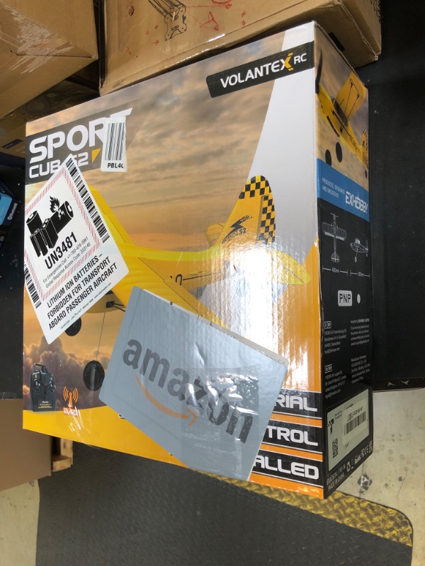 Photo 1 of VOLANTEXRC RC Plane Trainer Sport Cub 3CH Remote Control Airplane with Prop Saver, 6-Axis Gyro Stabilizer & 3 Modes to Fly, Radio Controlled Aircraft RTF for Beginners, Kids and Adults (400mm,Yellow)