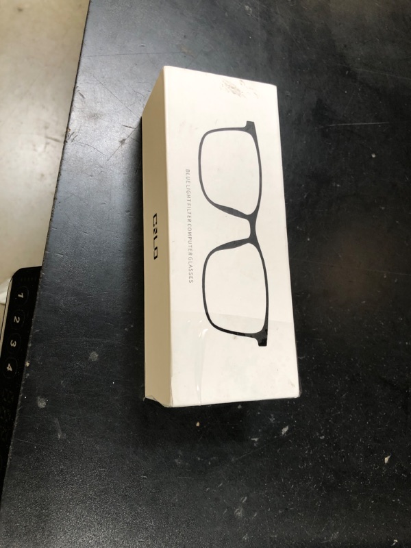 Photo 1 of CNLO Blue light blocking Glasses,Computer Gaming Glasses,TV Glasses?For UV Protection,Anti Eyestrain,Lightweight Frame Eyewear,Opaque Men/Women(BLACK)