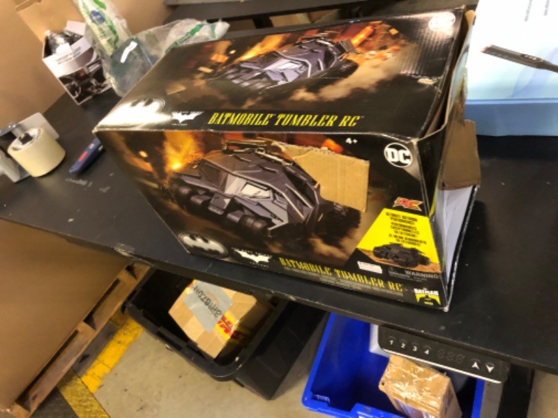 Photo 1 of DC Comics Batman, Official Batmobile Tumbler RC, 1:15 Scale, 85th Anniversary Dark Knight Trilogy Special Edition Collectible Kids Toys for Boys Ages 4 and Up