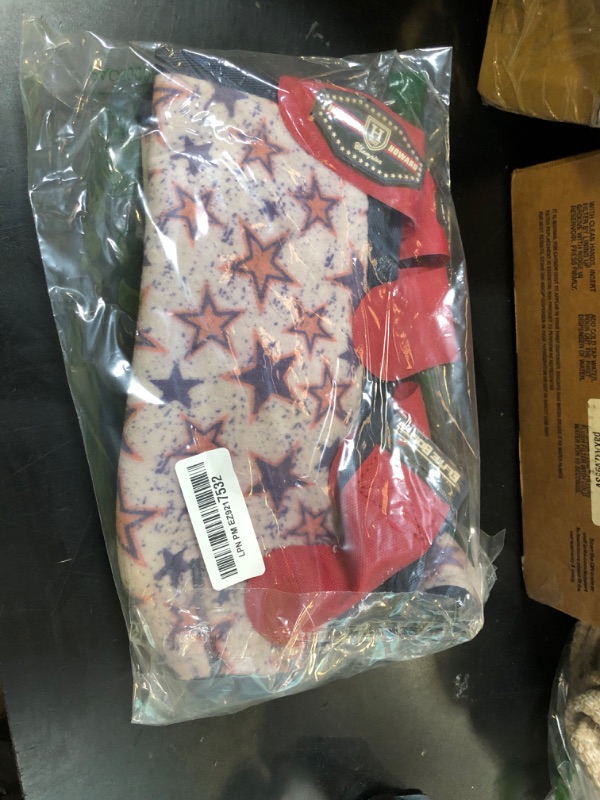 Photo 1 of Harrison Howard Horse Sport Medicine Front Shock-Absorbing Boots All-Round Lower Limb Protection & Support Sport Boots Perfect for Endurance Training and Performance Pack of 2 Red Dream Star L