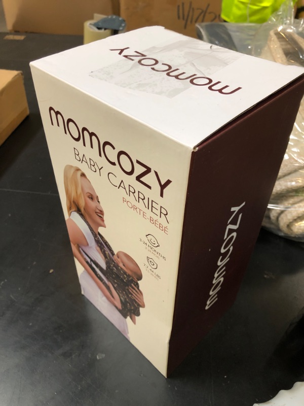 Photo 1 of Momcozy Baby Carrier - Ergonomic, Cozy and Lightweight Carrier for 7-44lbs, Effortless to Put On, Ideal for Hands-Free Parenting, Enhanced Lumbar Support, Purehug for Infant to Toddler, Black