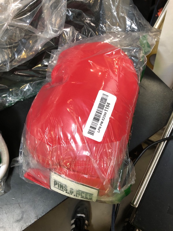 Photo 1 of Pins & Aces Boxing Glove Driver Head Cover - Premium, Hand-Made Classic Boxing Glove 1W Headcover - Funny, Tour Quality Golf Club Cover - Style and Customize Your Golf Bag (Red)